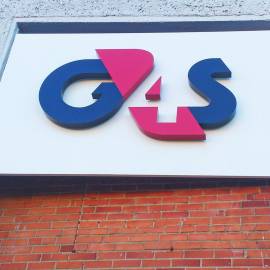 TŪRINIS / ŠVIEČIANTIS LOGO / G4S